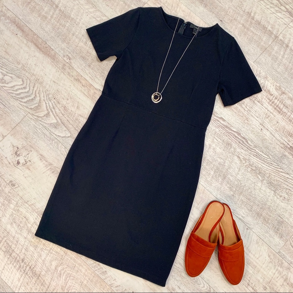 🆕 J. Crew Cotton Short Sleeve Little Black Dress